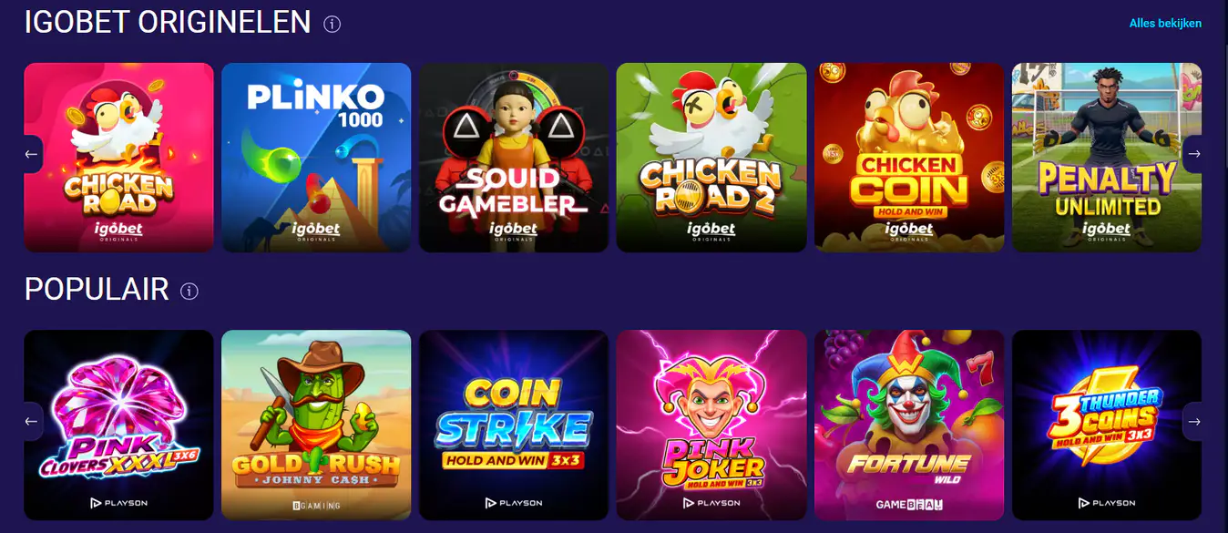 igobet casino spellen